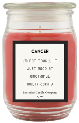 Cancer Zodiac Candles