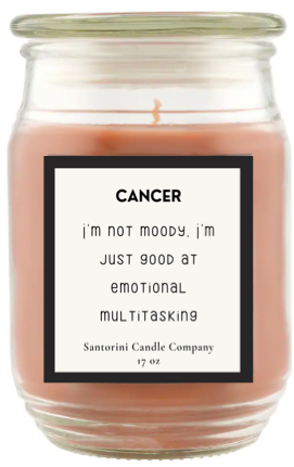 Cancer Zodiac Candles