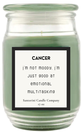 Cancer Zodiac Candles