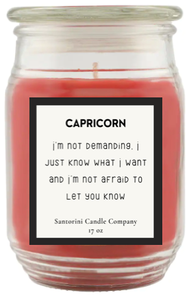 Capricorn Zodiac Candles