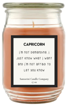 Capricorn Zodiac Candles