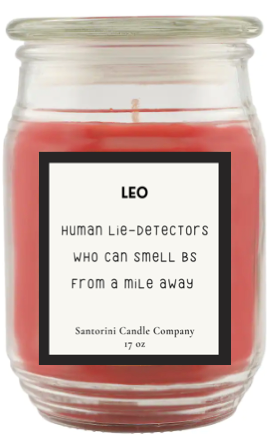 Leo Zodiac Candles