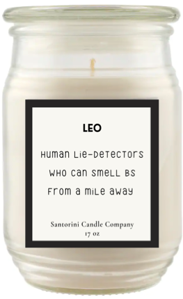 Leo Zodiac Candles