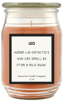 Leo Zodiac Candles