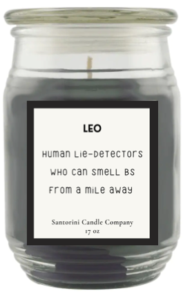 Leo Zodiac Candles