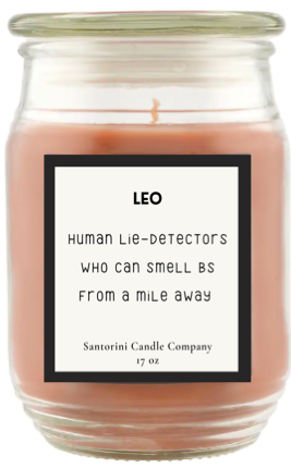 Leo Zodiac Candles