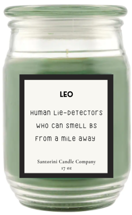 Leo Zodiac Candles