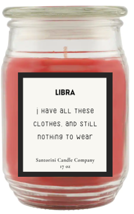 Libra Zodiac Candles