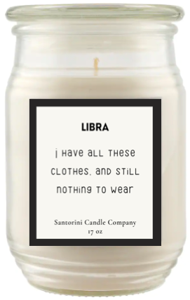 Libra Zodiac Candles