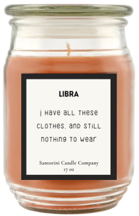 Libra Zodiac Candles