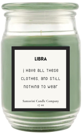 Libra Zodiac Candles