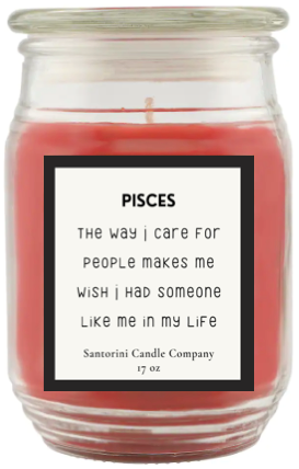 Pisces Zodiac Candles