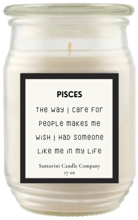 Pisces Zodiac Candles