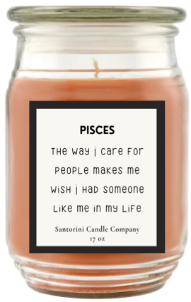 Pisces Zodiac Candles