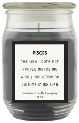 Pisces Zodiac Candles