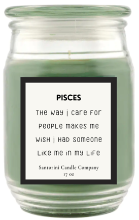 Pisces Zodiac Candles