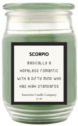 Scorpio Zodiac Candles