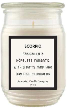 Scorpio Zodiac Candles