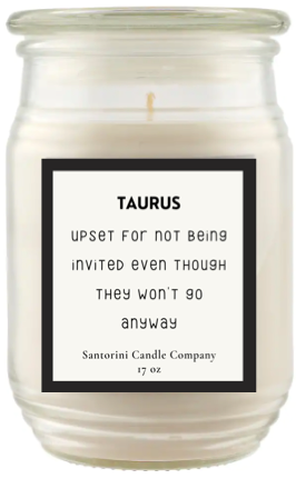 Taurus Zodiac Candles