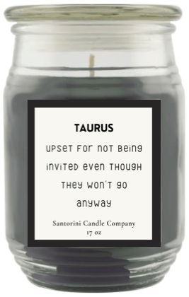 Taurus Zodiac Candles