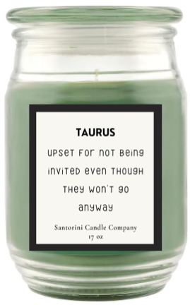 Taurus Zodiac Candles