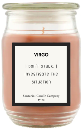 Virgo Zodiac Candles