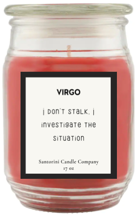 Virgo Zodiac Candles