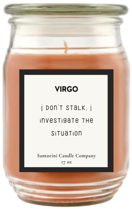 Virgo Zodiac Candles